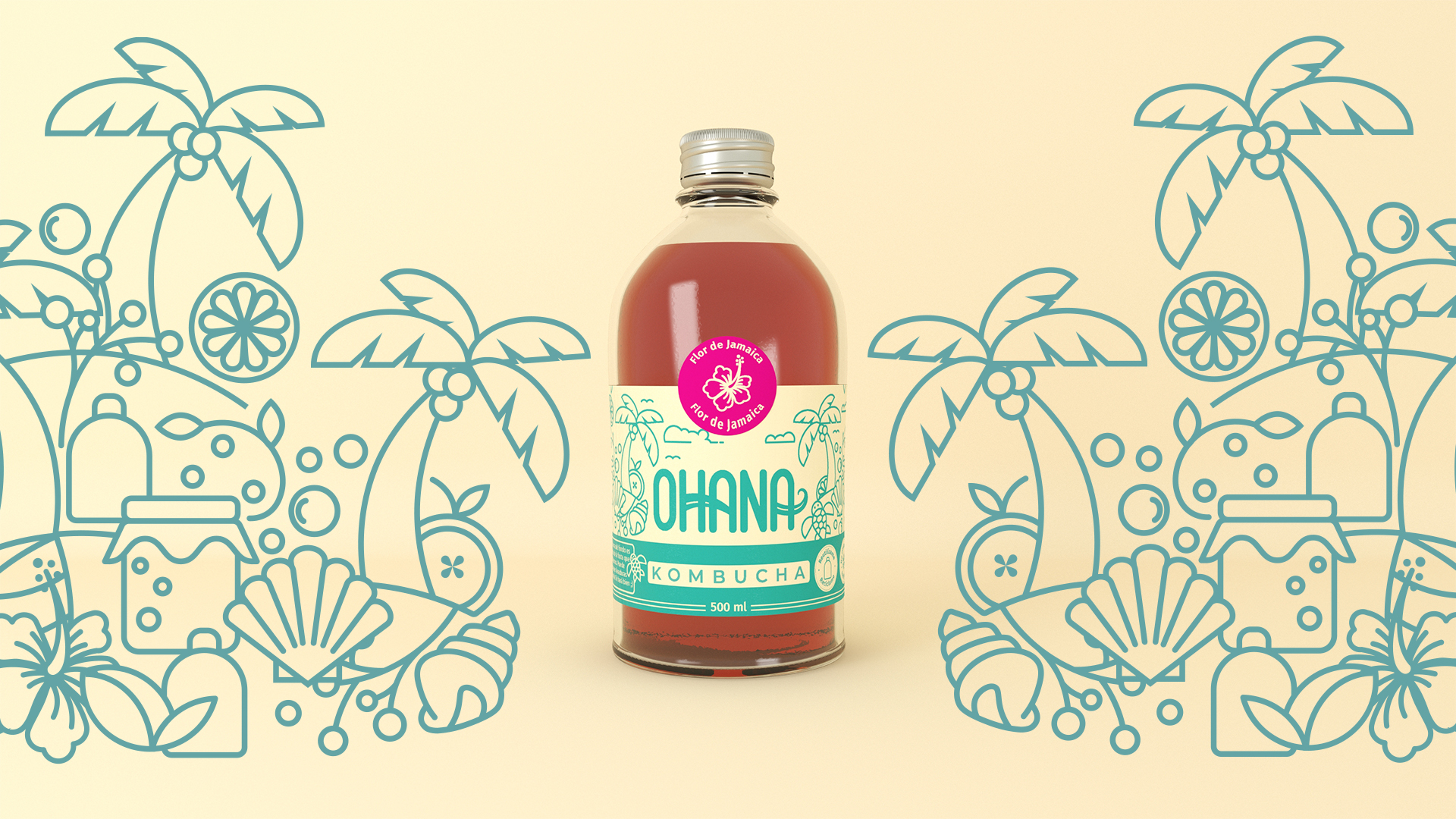 diseño-de-etiqueta-kombucha-ohana